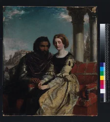 Othello och Desdemona, ca 184056
